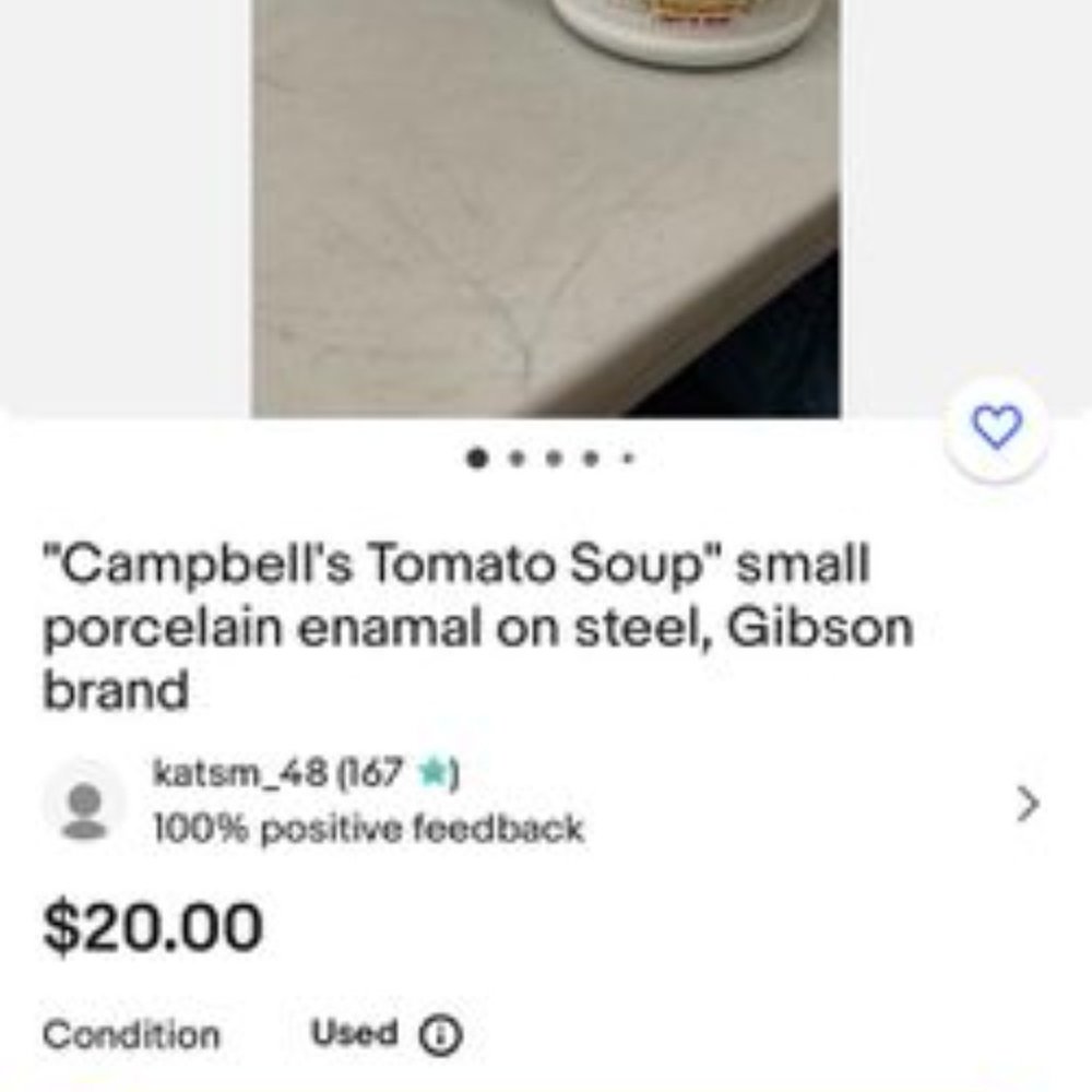 Small Campbell Soup Container - Picture 2 of 4